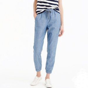 J. Crew Chambray Seaside Joggers